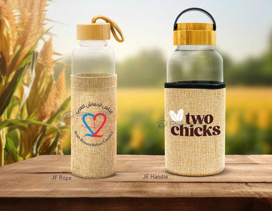 Jute Flow Bottles Printing Oman