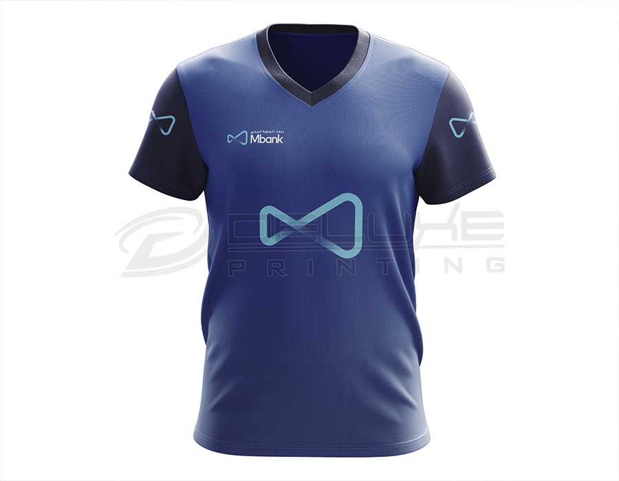 V Neck Jersey Printing Oman
