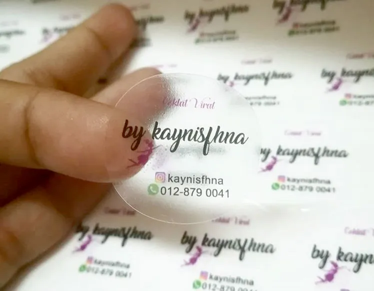 Transparent Sticker Oman