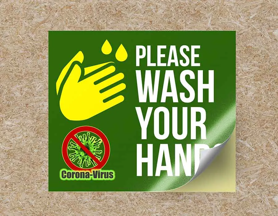 Social Distancing Stickers Printing Oman